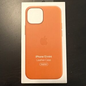 iPhone 13 mini leather case